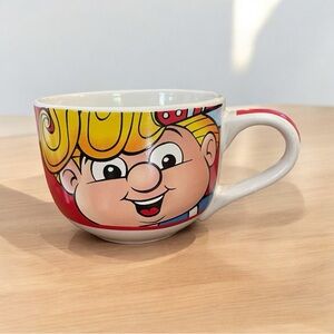 Jumbo LOACKER BRAND Gnome Elf 16 oz Soup Coffee Mug Bowl 3-3/8" h x 4-3/8" w EUC
